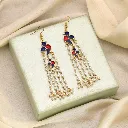 Dangler Meenakari Enamel Earrings-blue-2.webp