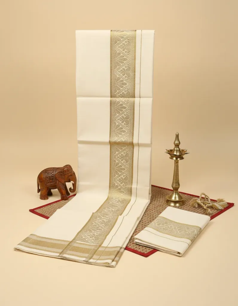 Kerala Handloom Set Mundu/4830