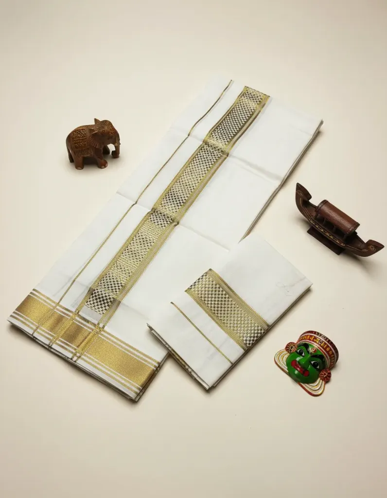 Kerala Handloom Set Mundu/4825