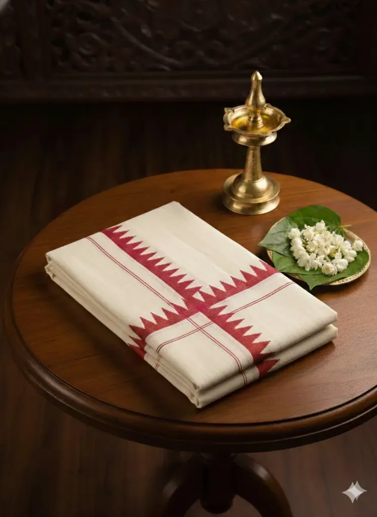 Kerala Handloom Set Mundu/4351