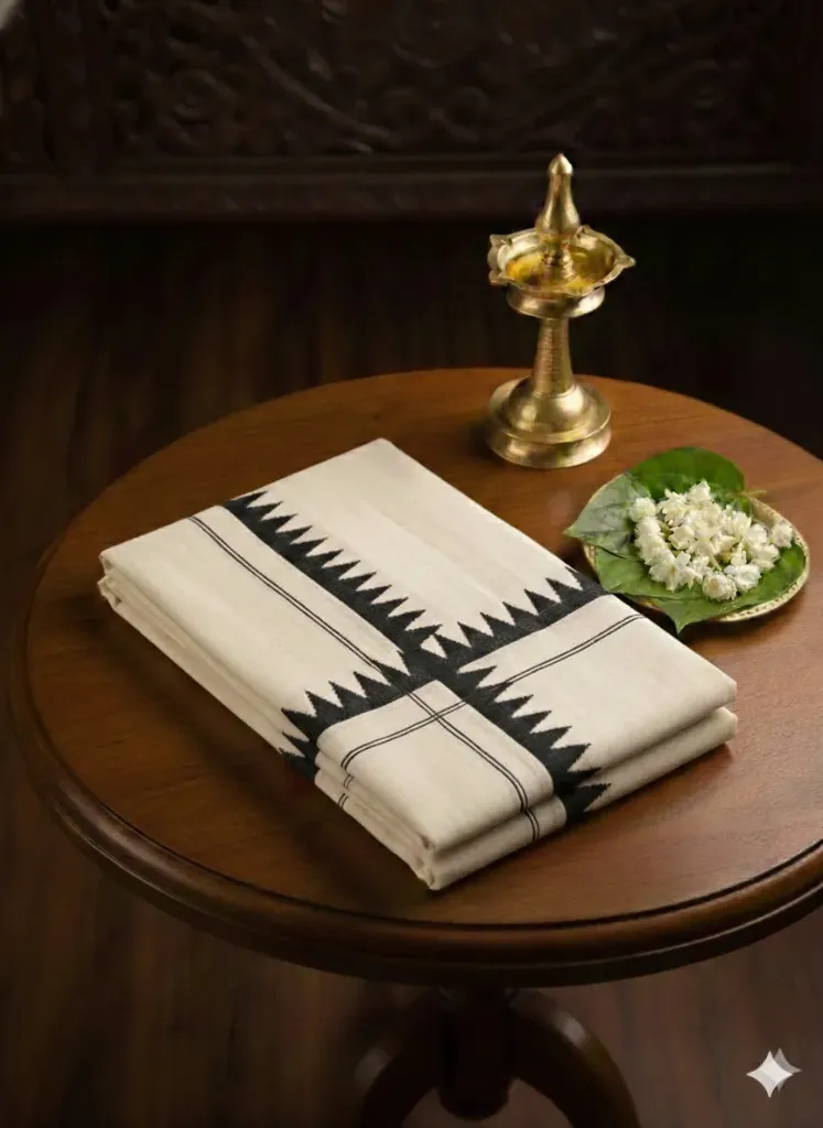 Kerala Handloom Set Mundu/4351