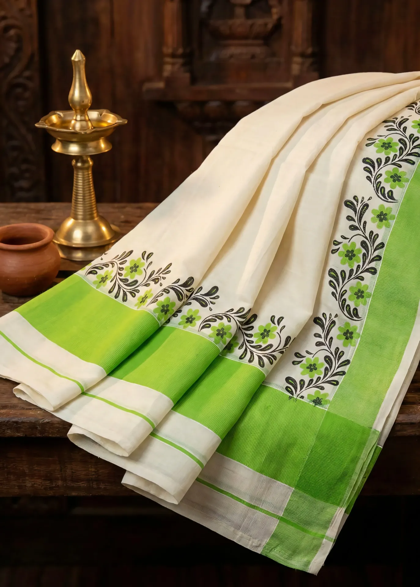 Kerala Handloom Set Mundu/4357