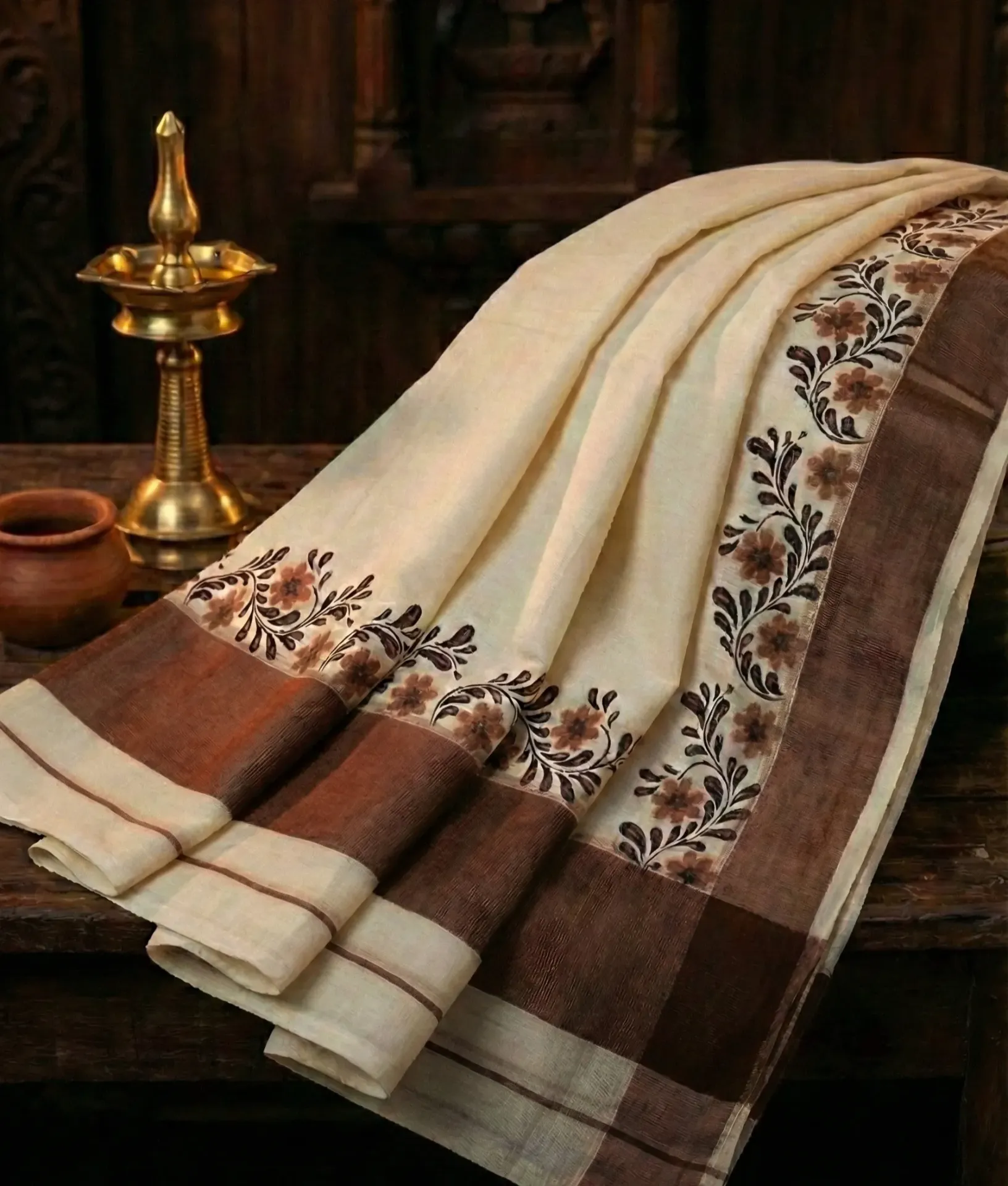 Kerala Handloom Set Mundu/4357