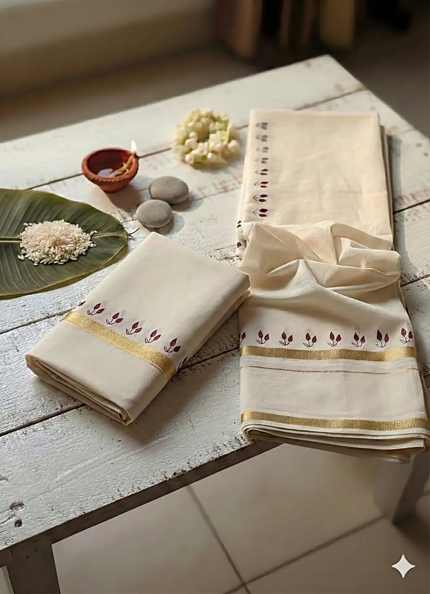 Kerala Handloom Set Mundu/4501