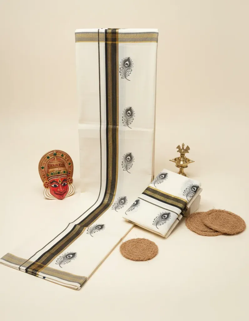 Kerala Handloom Set Mundu/4512