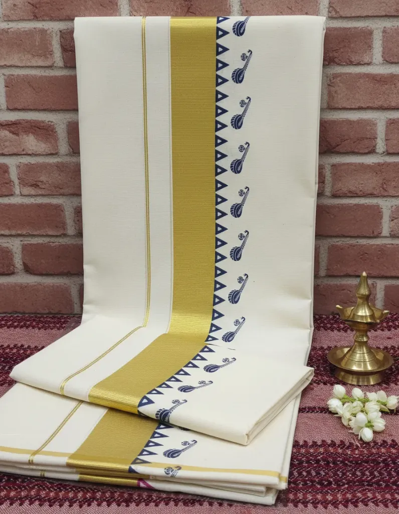 Kerala Handloom Set Mundu/4554