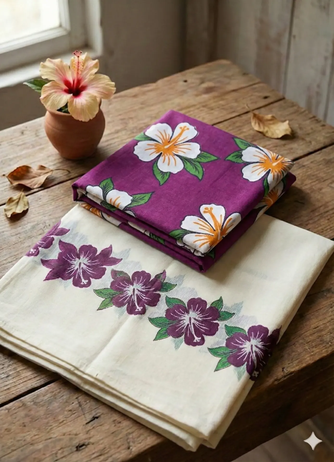 Kerala Handloom Set Mundu/4646