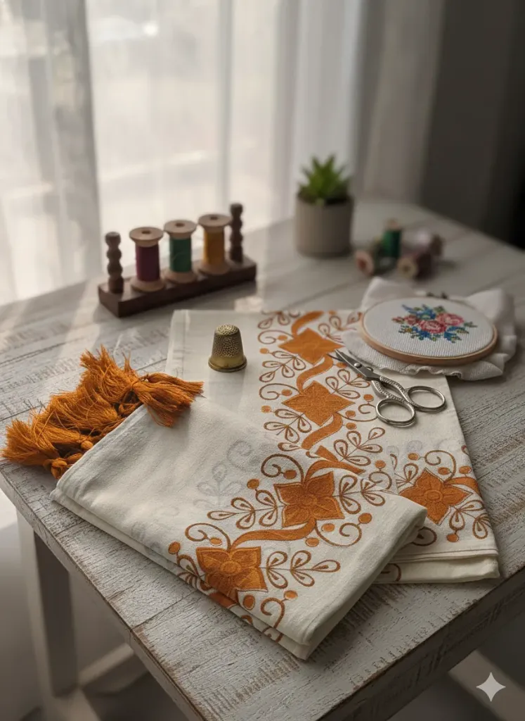 Kerala Handloom Set Mundu/4649K/2