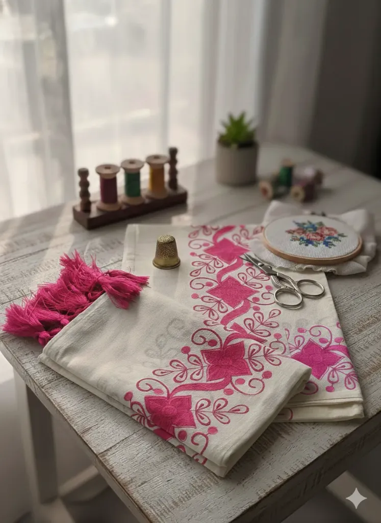 Kerala Handloom Set Mundu/4649K/2