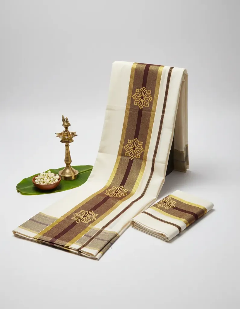 Kerala Handloom Set Mundu/4529