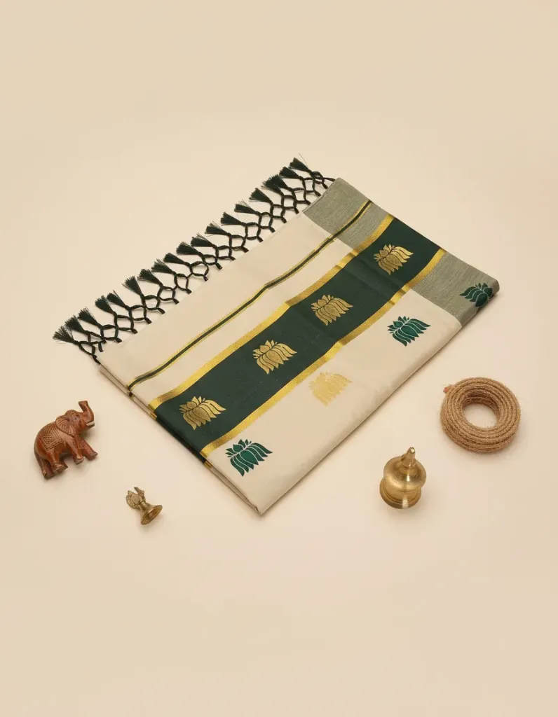 Kerala Handloom Set Saree/2626K