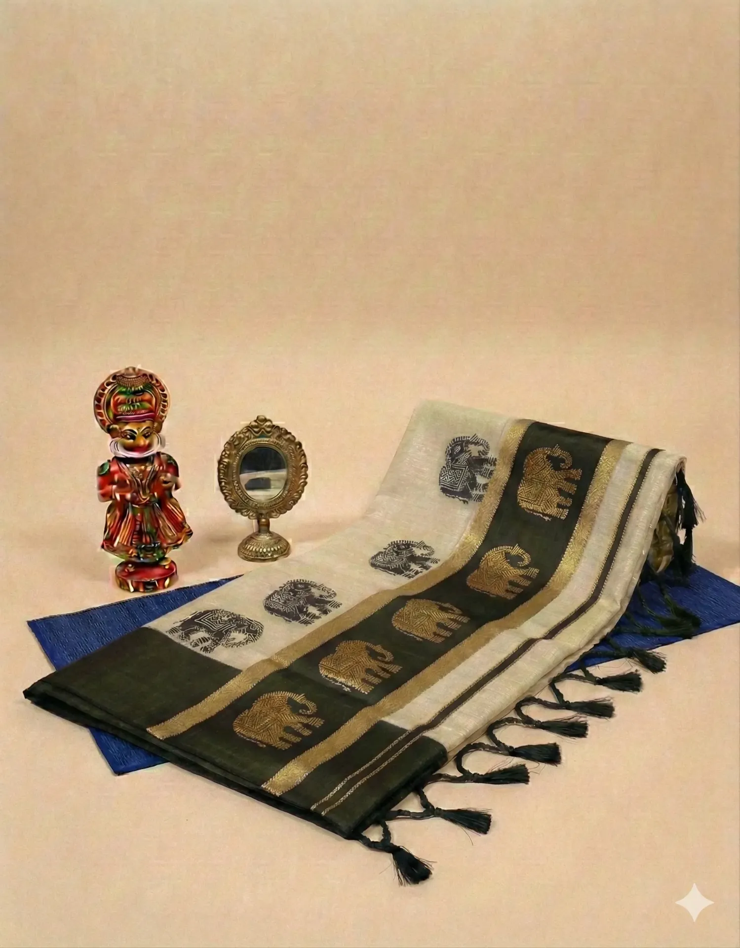 Kerala Handloom Set Saree/2642K