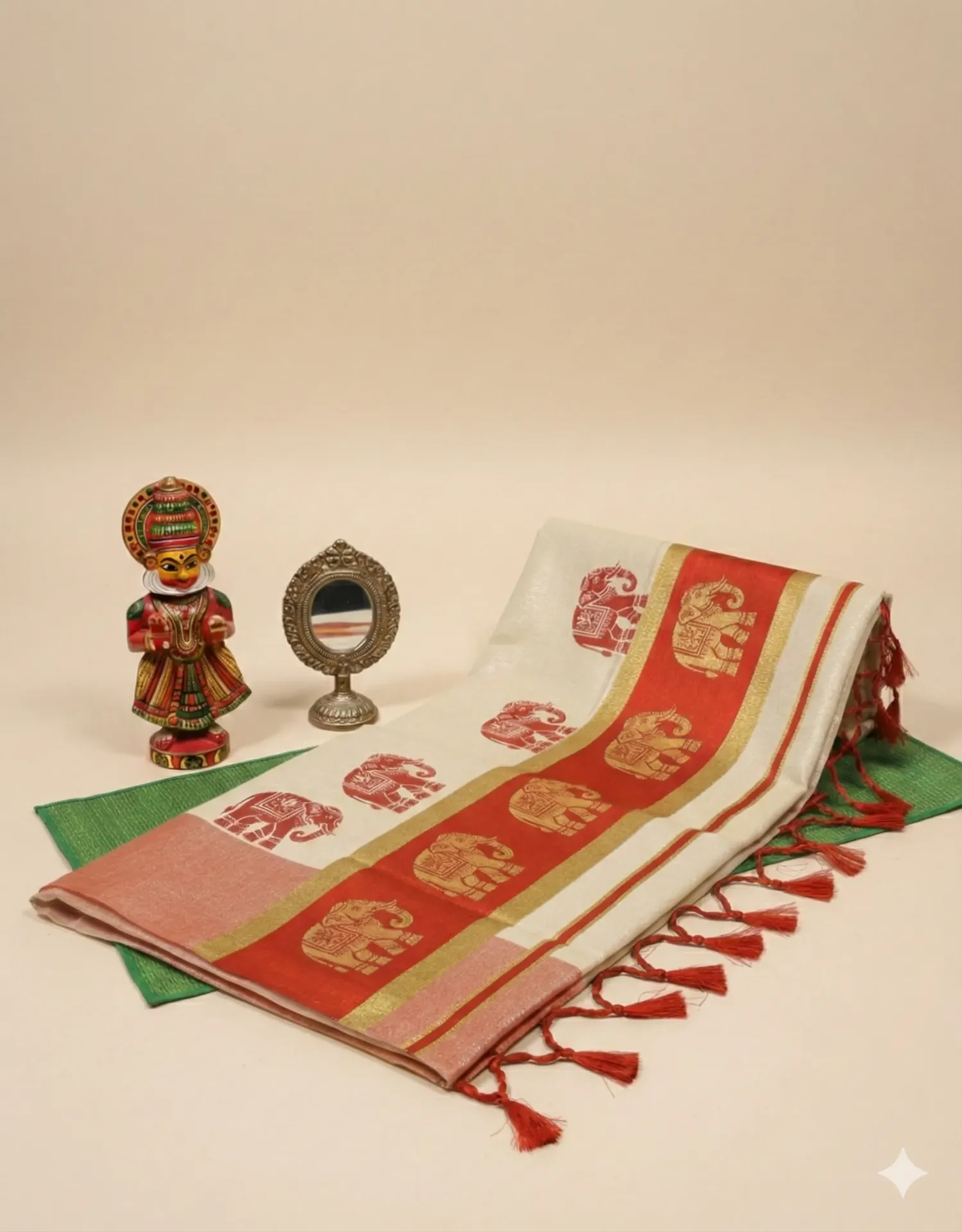 Kerala Handloom Set Saree/2642K