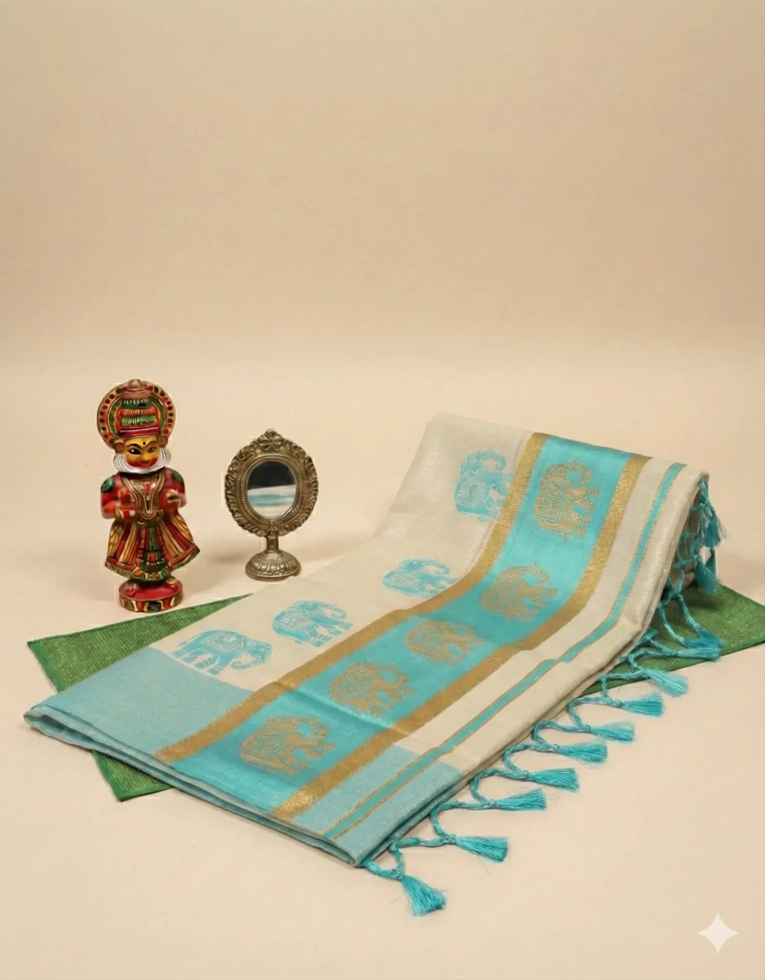 Kerala Handloom Set Saree/2642K