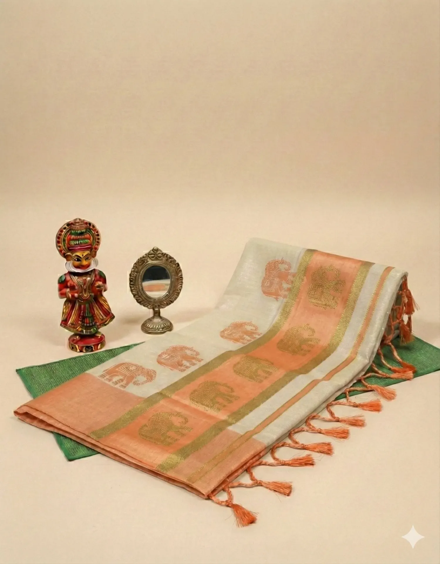 Kerala Handloom Set Saree/2642K