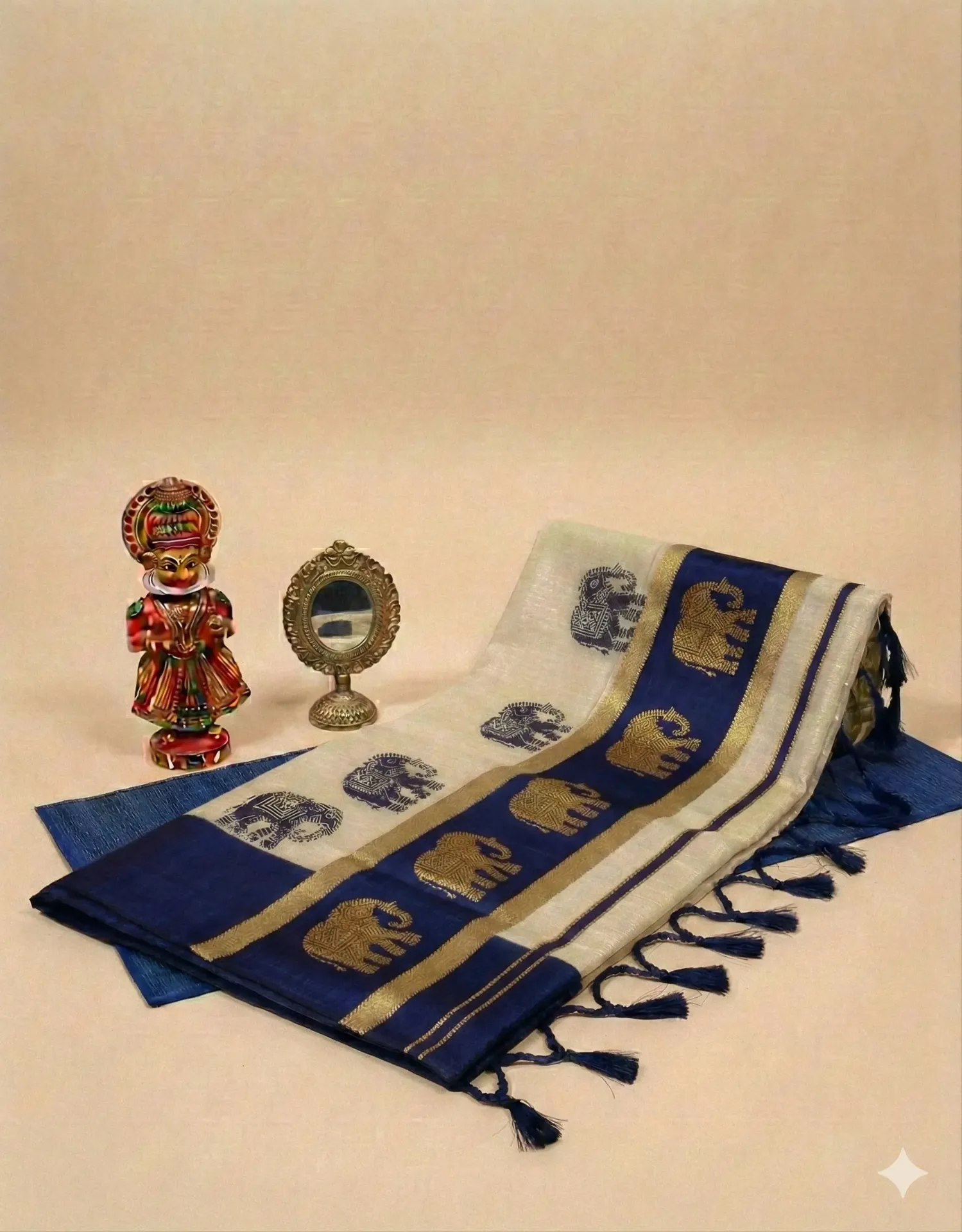 Kerala Handloom Set Saree/2642K