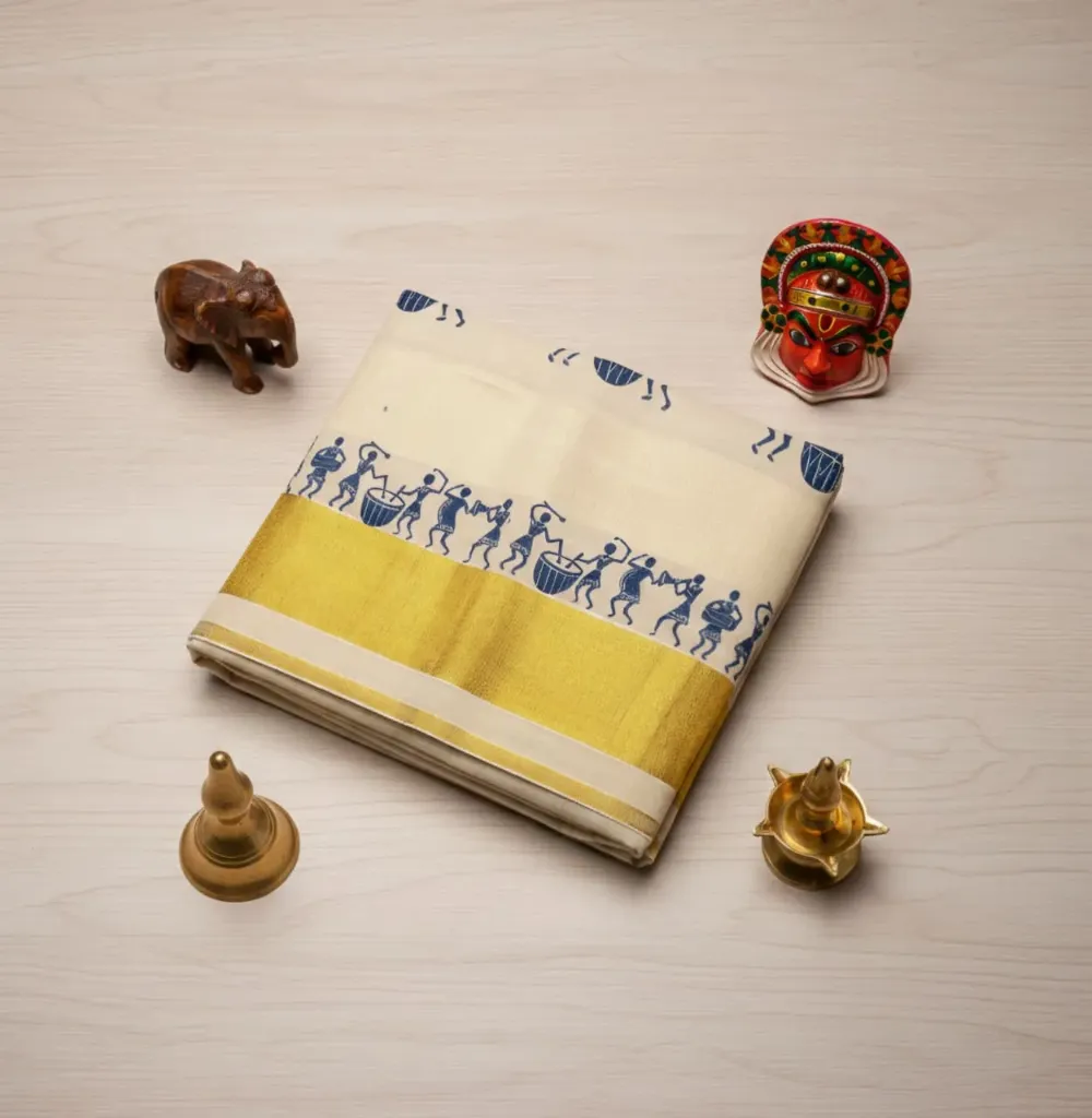 Kerala Handloom Set Saree/2677