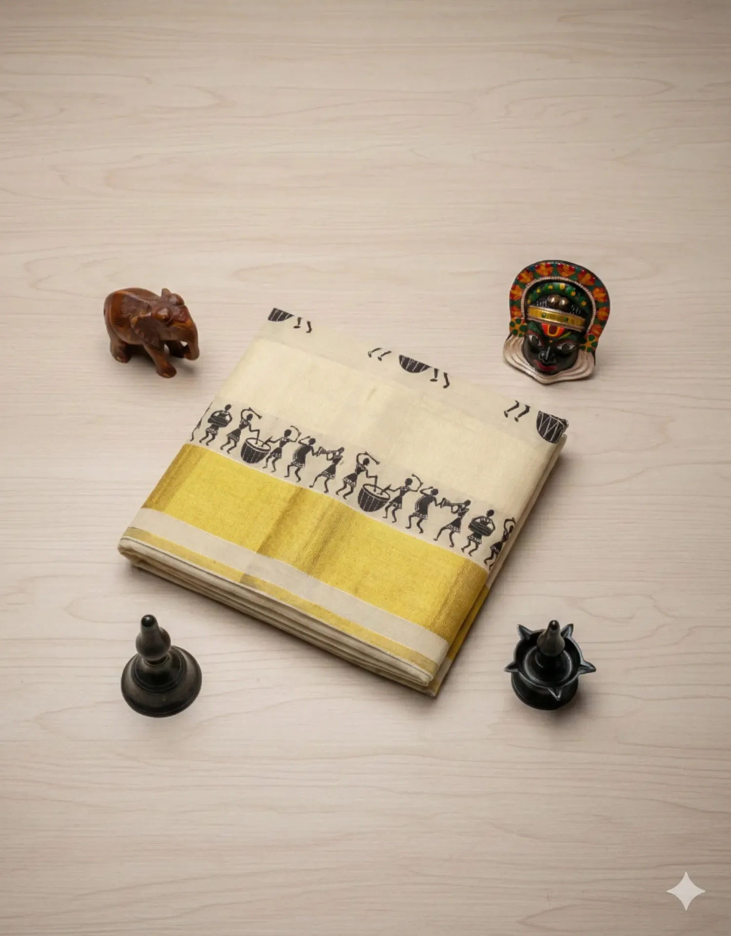 Kerala Handloom Set Saree/2677