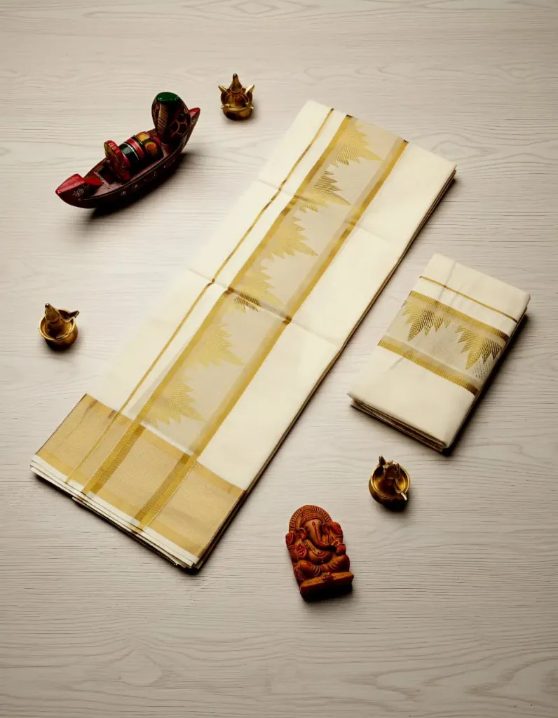 Kerala Handloom Set Mundu/4830