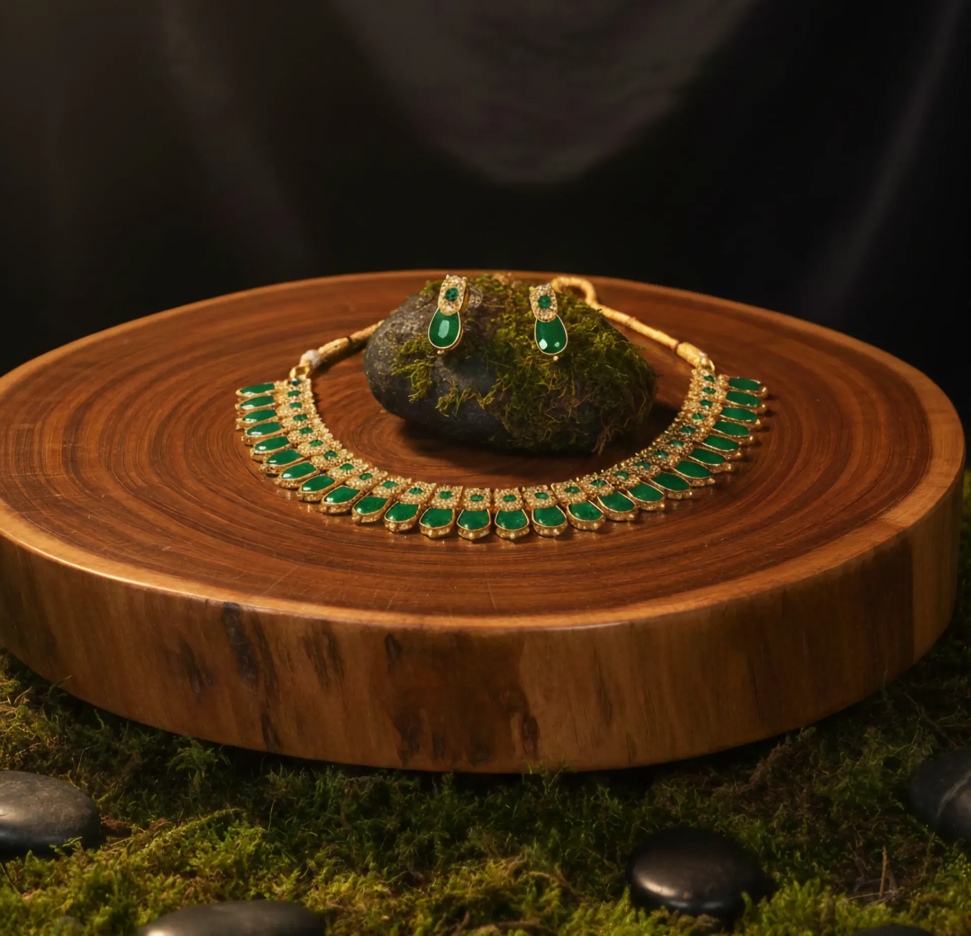 Classic Palakka Elegance Neckpiece