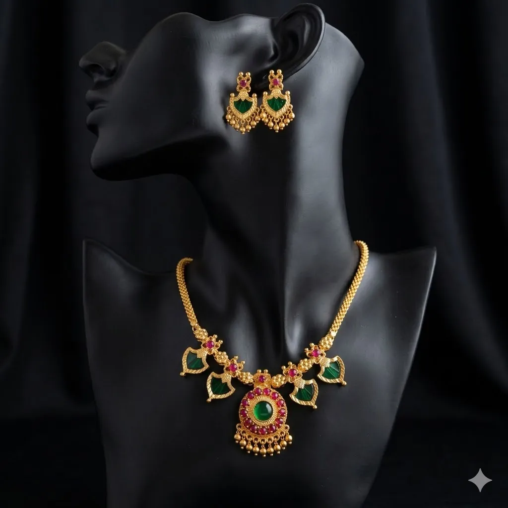 Palakka Pink Stone Classic Set