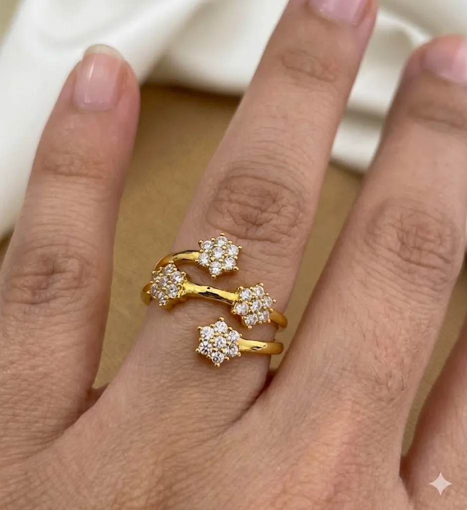 Bloom Stone Adjustable Ring