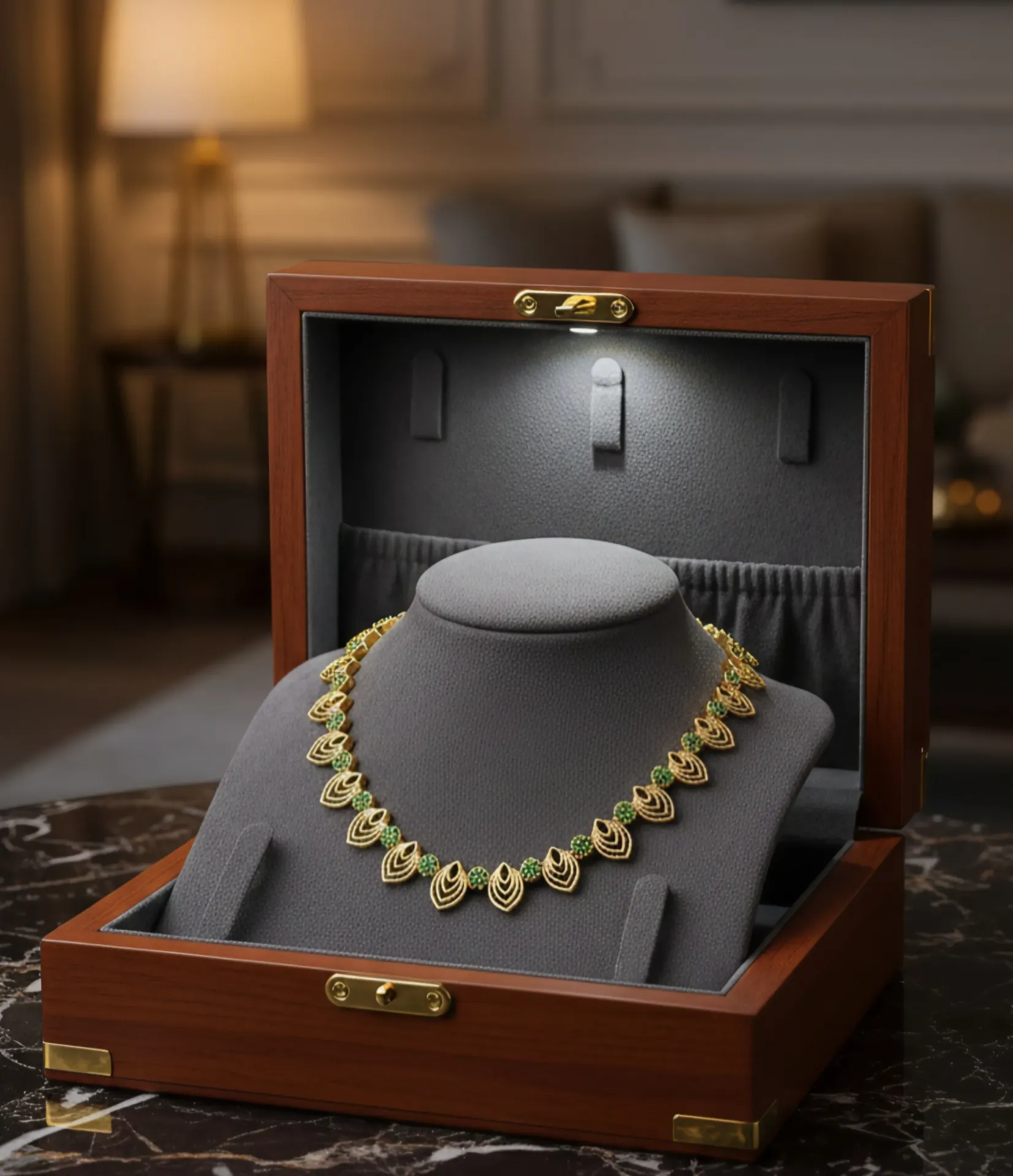 Antique Gold Microplated Mini Choker