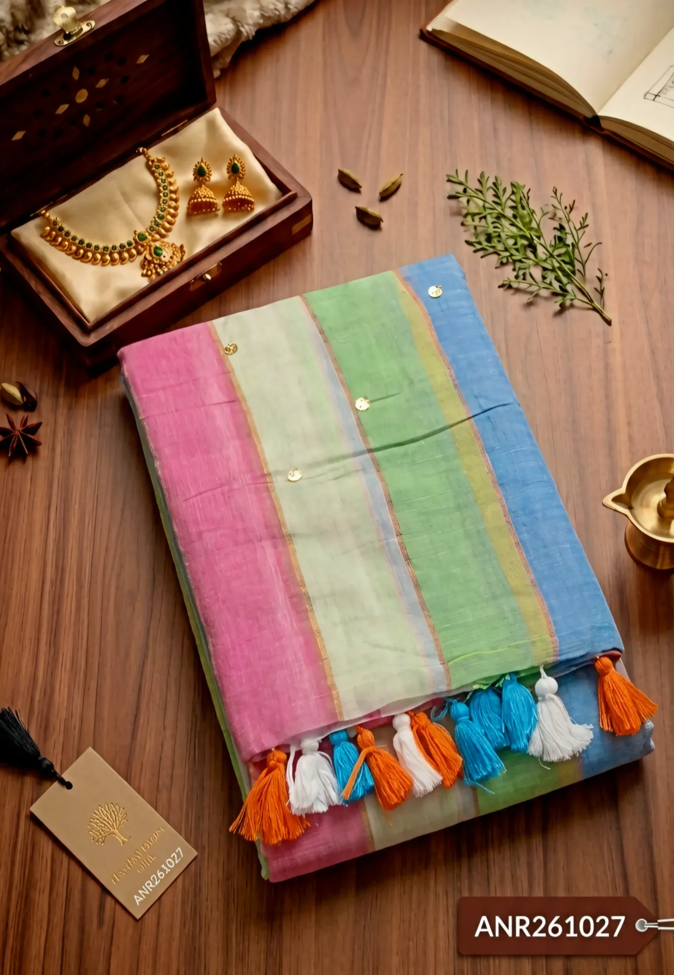 Pastel Harmony Saree