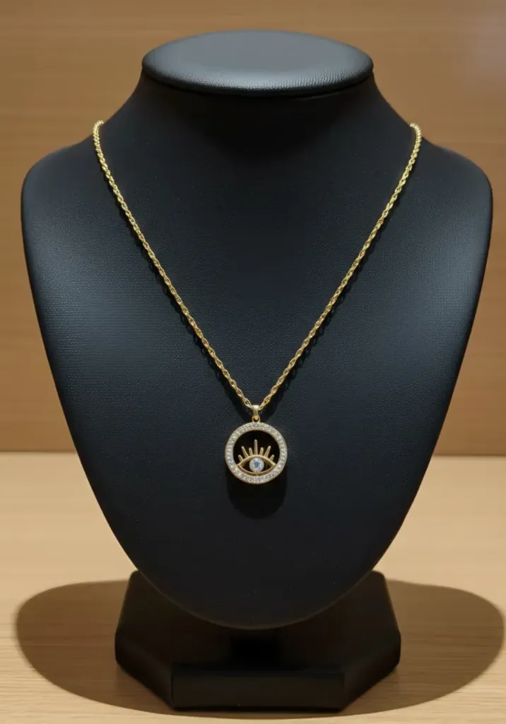 Evil Eye Stone Neckpiece