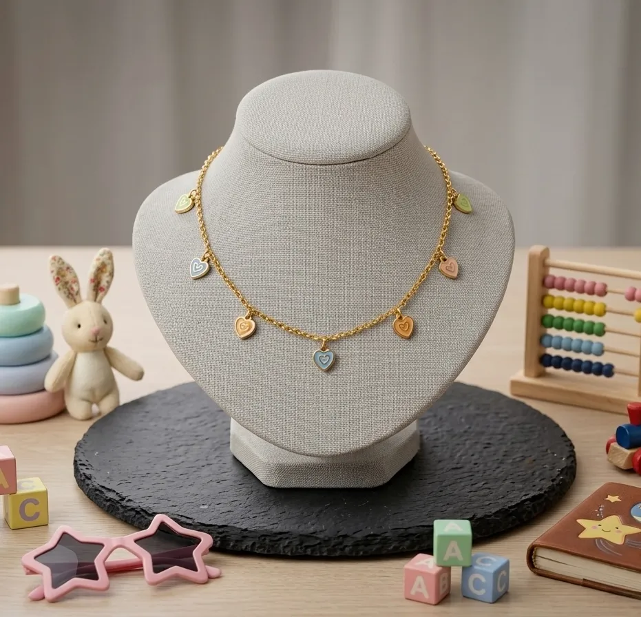 Heart Drops Kids Necklaces