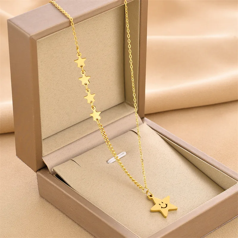 Happy Star Gold Chain