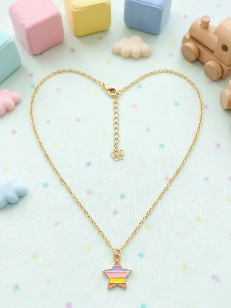 Rainbow Star Kids Necklaces