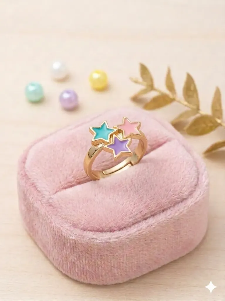Multi-Color Star Ring