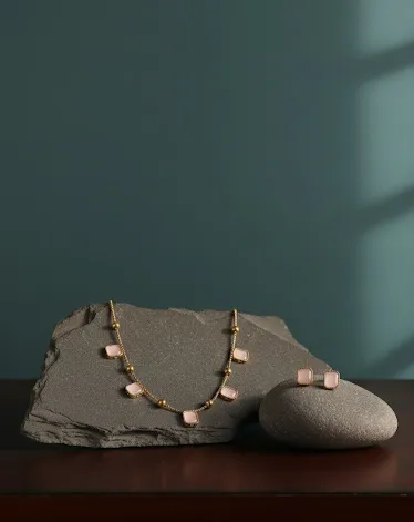 Simple Colored Necklace (Green)