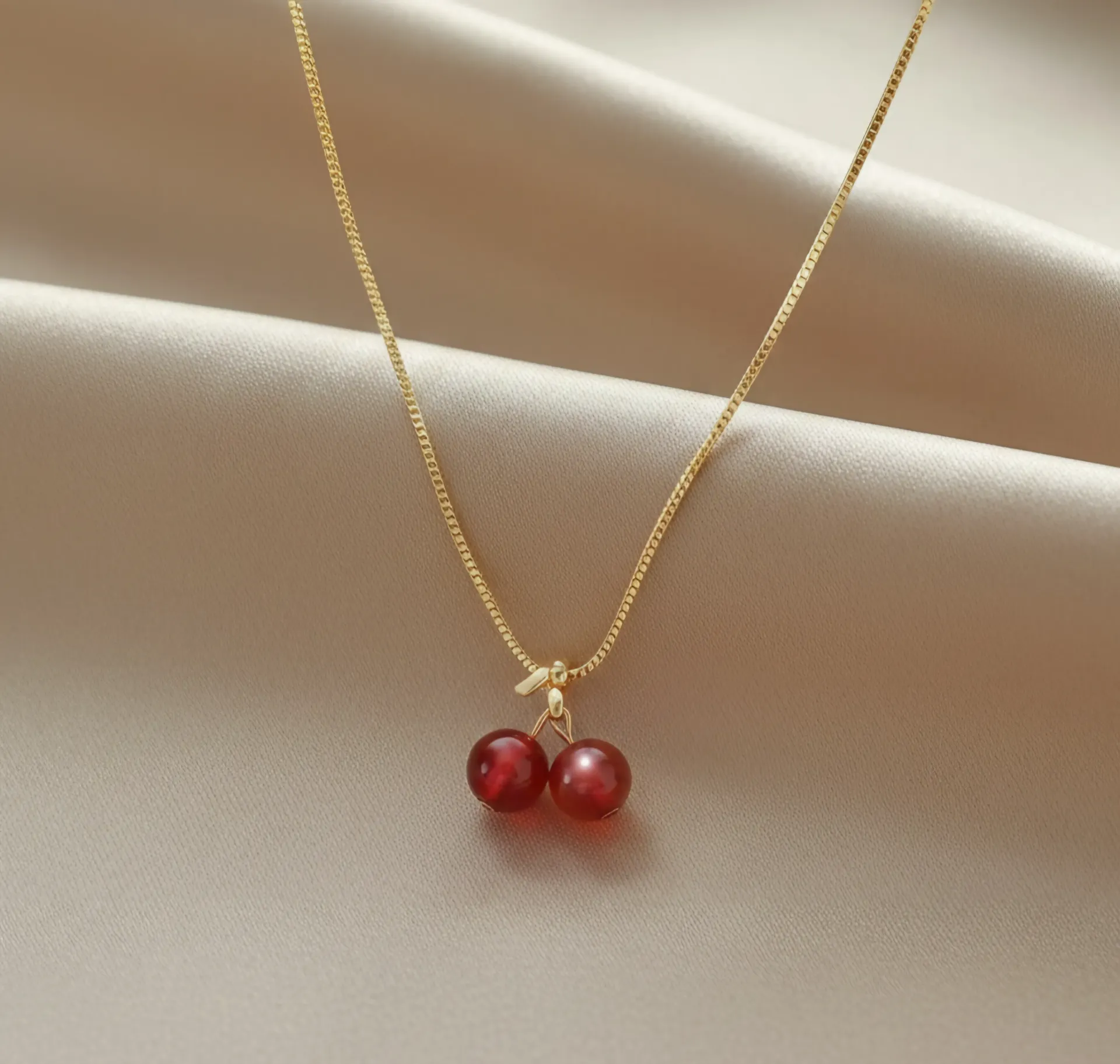 The Red Cherry Necklace