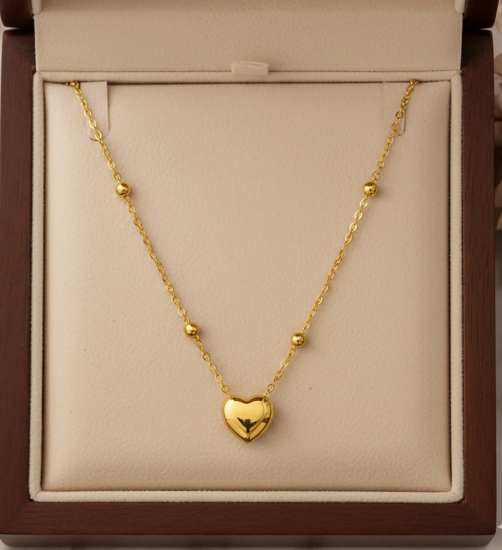 Anti-Tarnish Heart Charm