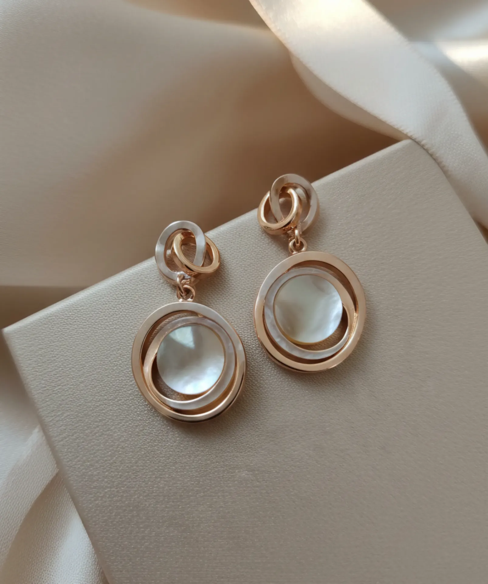 Korean Luxe Halo Drop Earrings