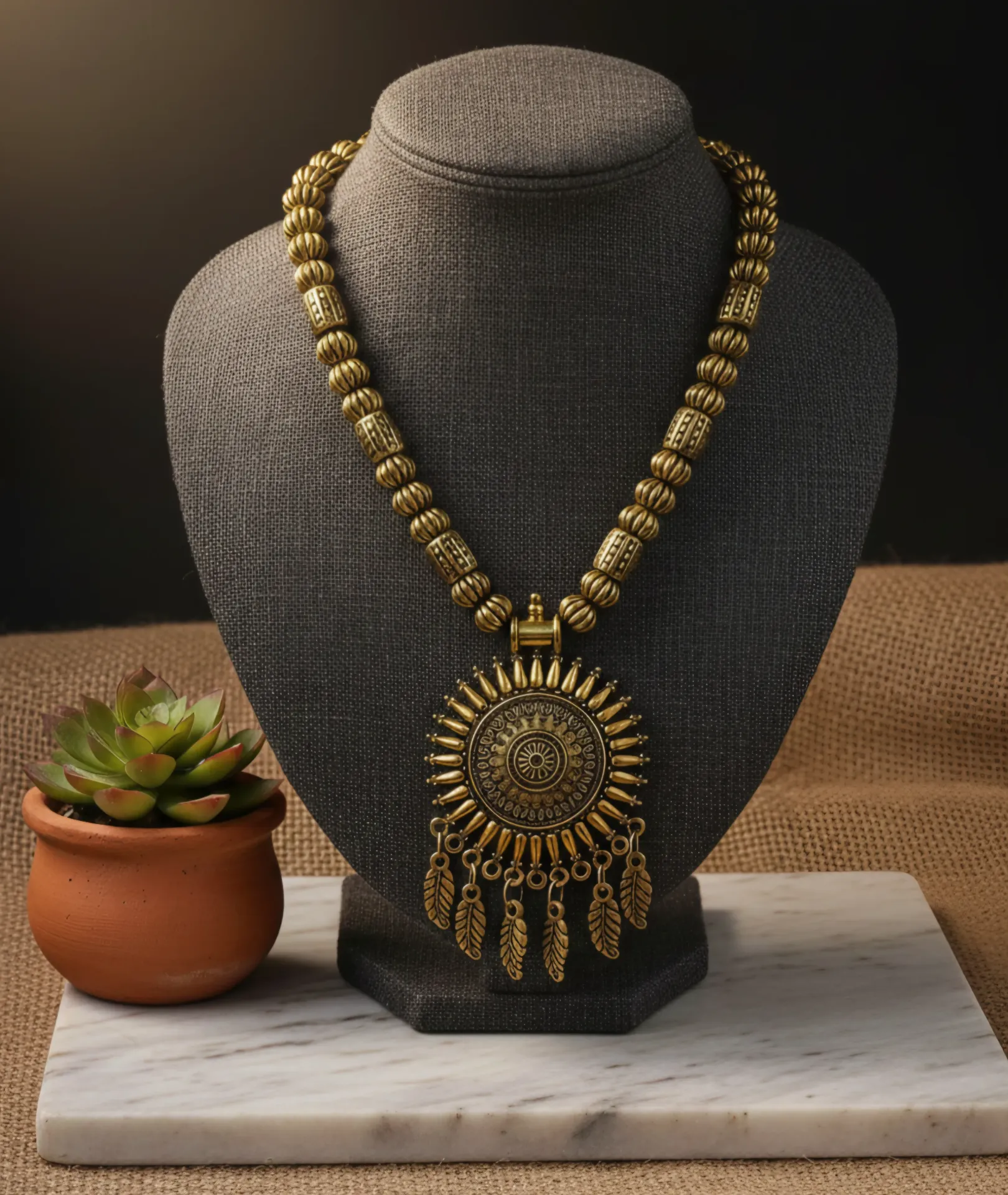 Matte Elegant Neckpiece (Design 1)