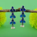 Elegant Oxidised Bridal Earrings