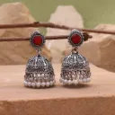 Elegant Oxidised Ethnic Jhumkas