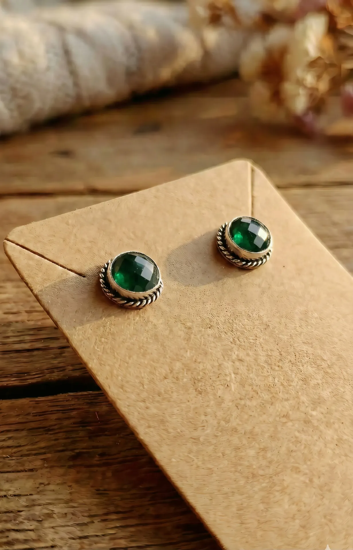 Oxidised Stud Earrings