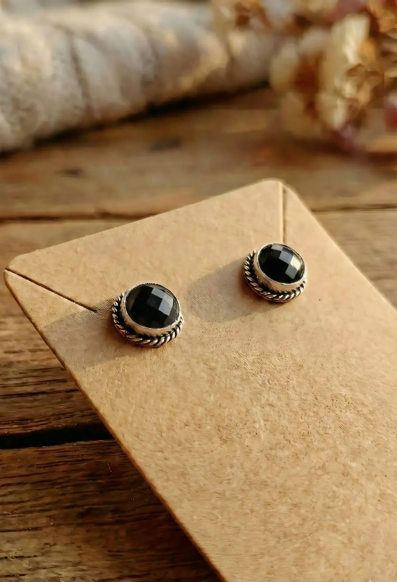 Oxidised Stud Earrings