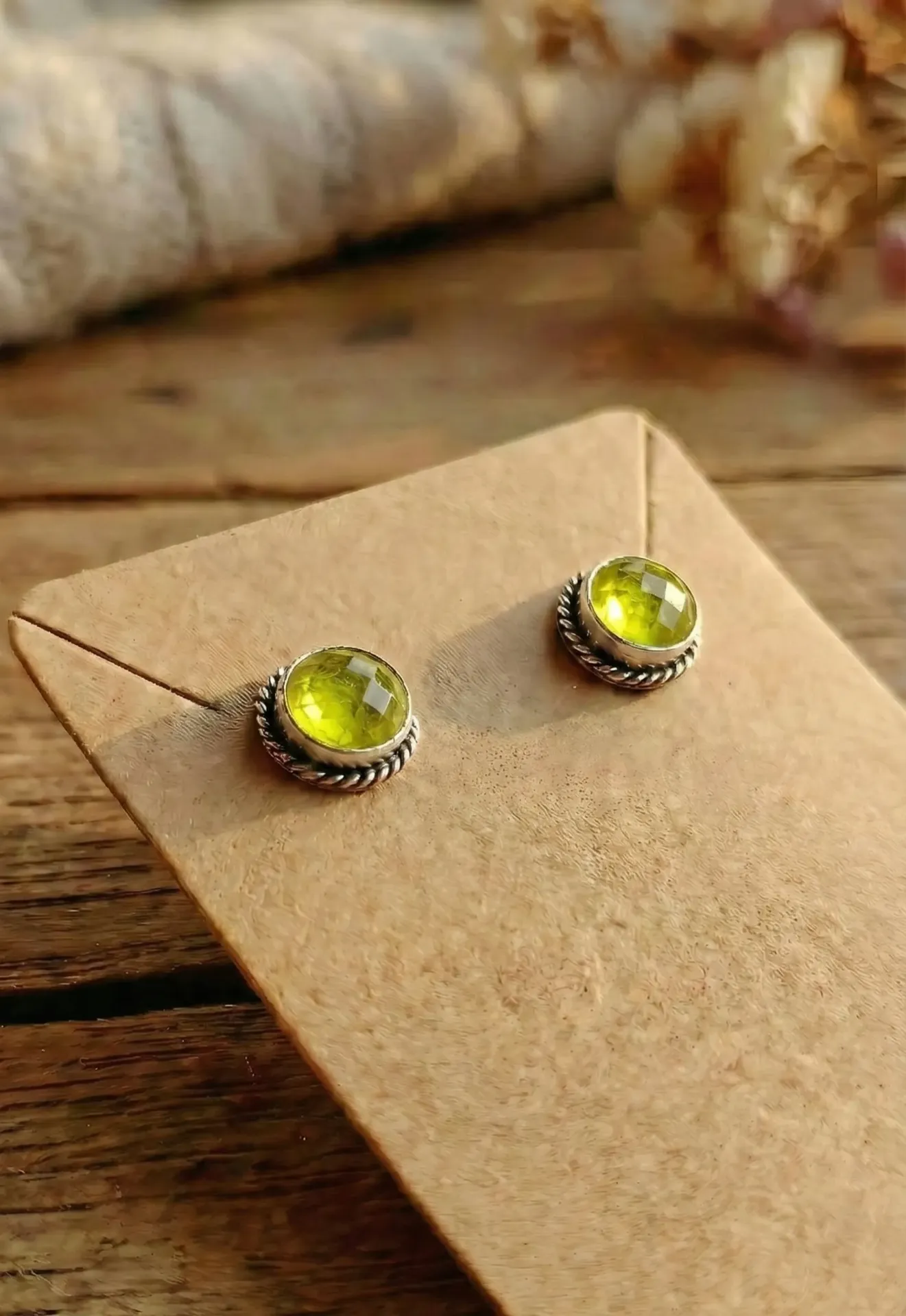 Oxidised Stud Earrings